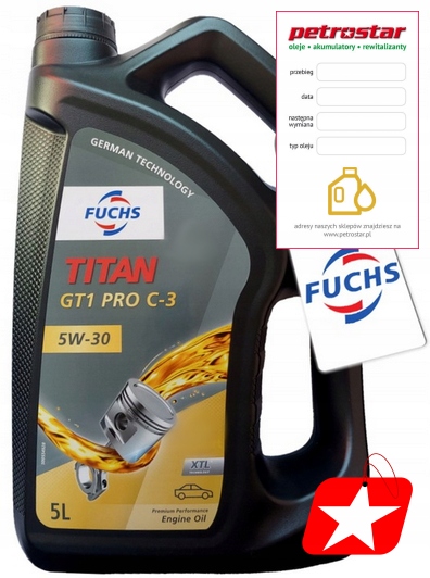 Fuchs Titan GT1 Pro C3 Xtl 5V30 5L