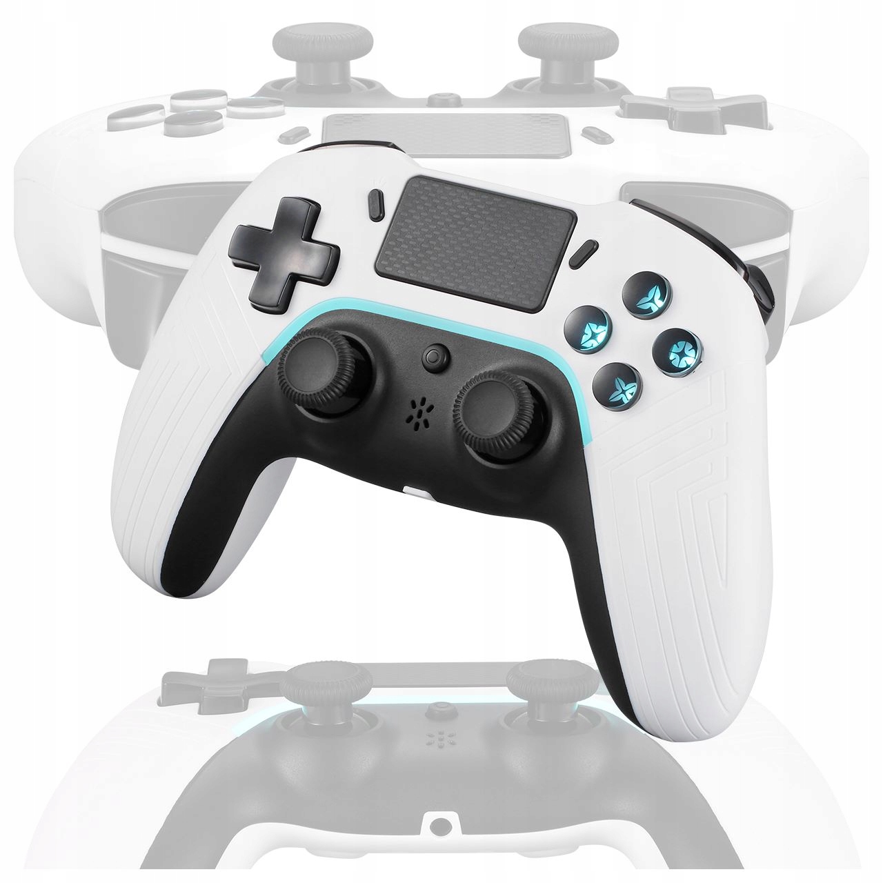 Bezprzewodowy Kontroler Pad Do PS4 Pc Zamiennik Programowalne Przyciski Led