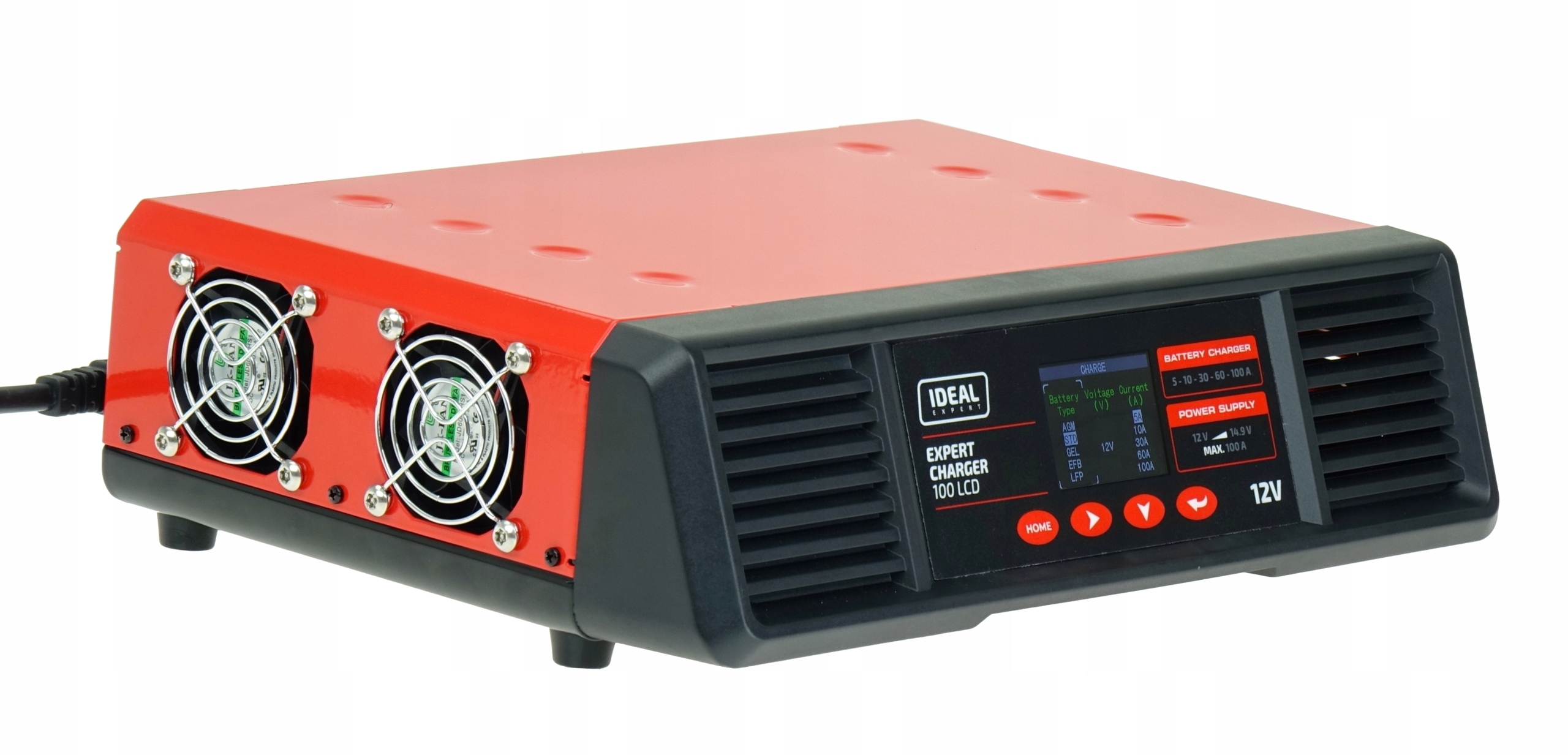 Usmerňovač Ideal Expert Charger 100 LCD Rozbeh 12V 100A WET/AGM/Lithium