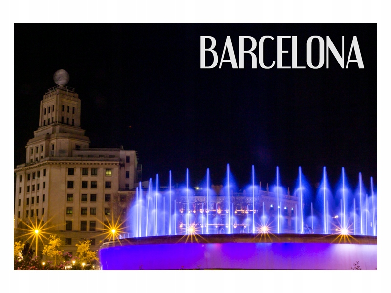 

Barcelona - Plaza Hiszpański - Magnes na lodówkę