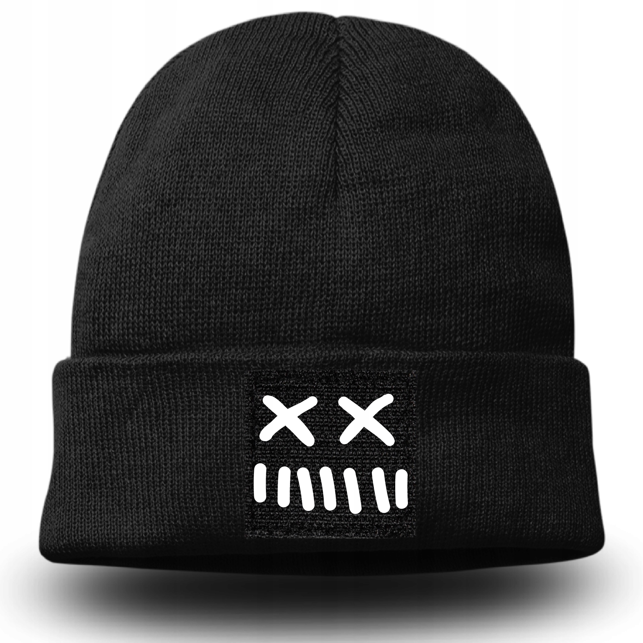 CZAPKA BEANIE JESIENNA ZIMOWA EMOJI MŁODZIEŻOWA