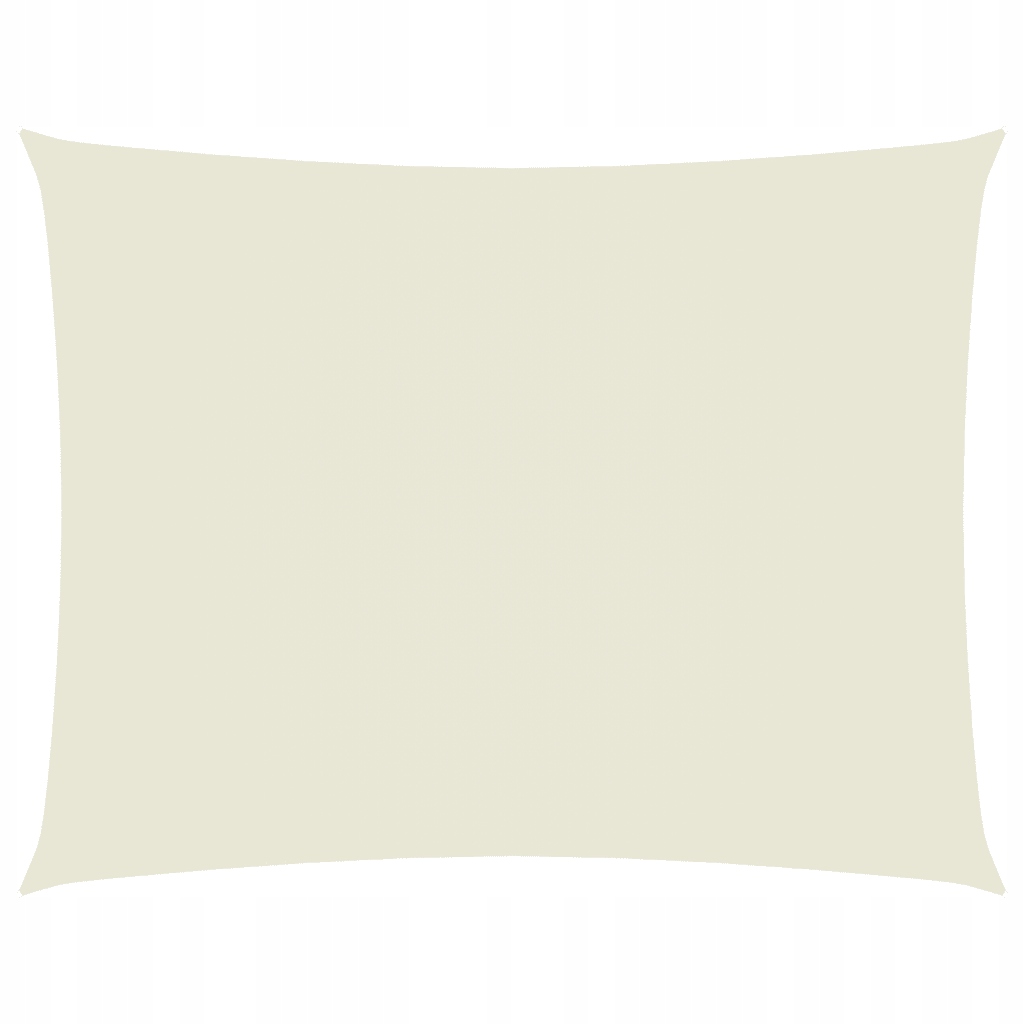 Sluneční plachta 5 x 7 m, krémová, z tkaniny Oxford s Pu povlakem