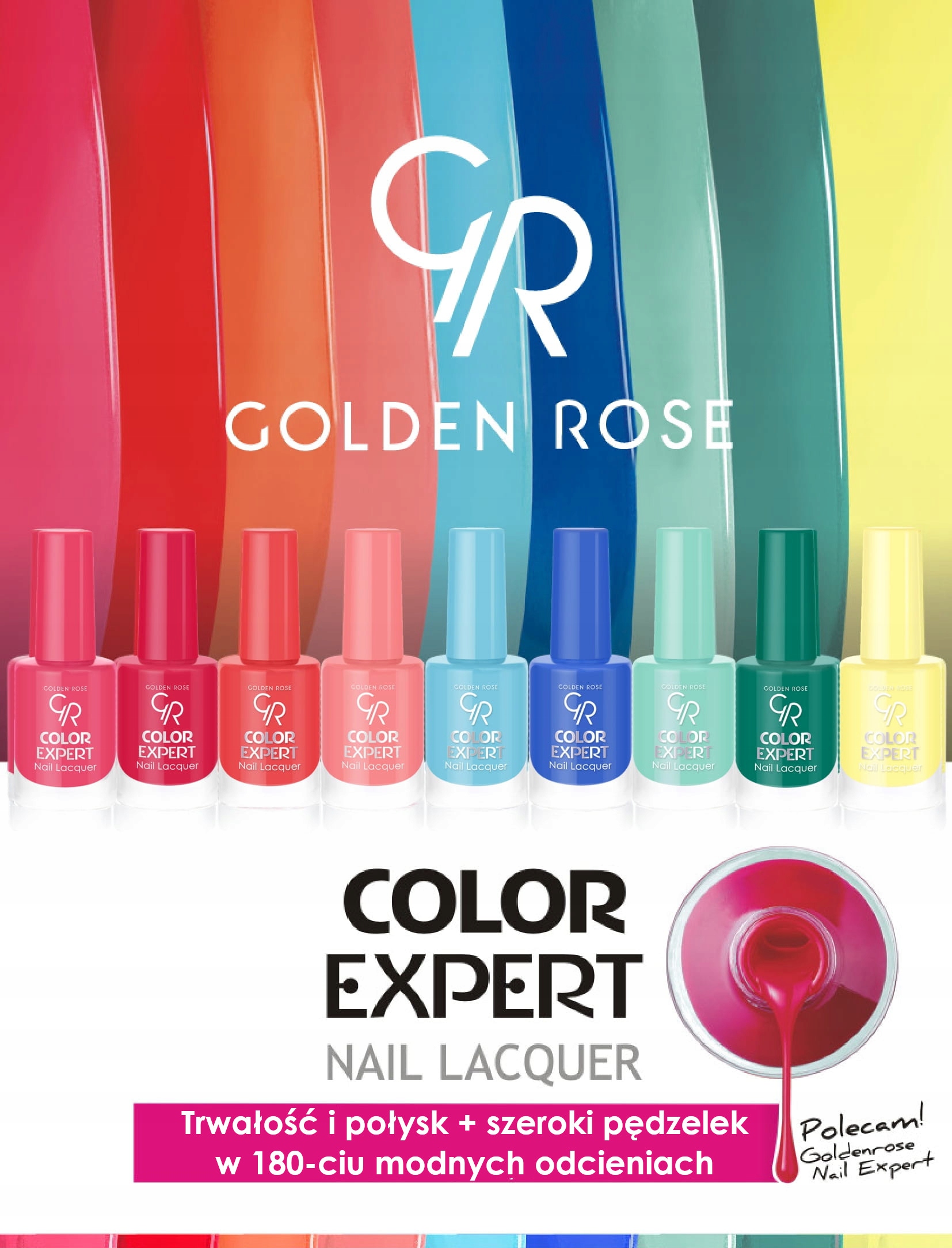 Golden Rose COLOR EXPERT NAIL Trwały Lakier 603 Marka Golden Rose