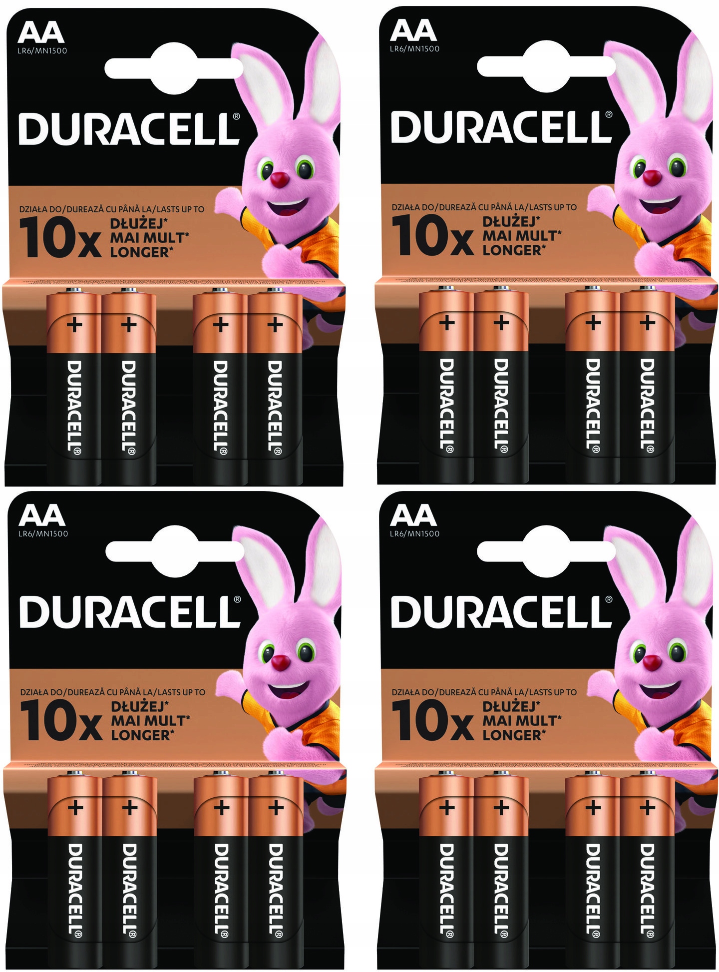 BATERIA alkaliczna DURACELL AA R6 Paluszki 16 szt