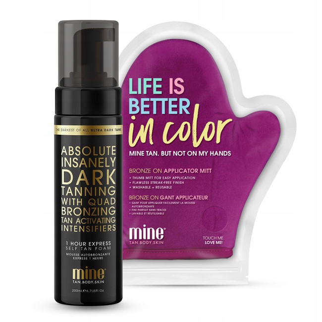 

Pianka samoopalająca MineTan Ultra Dark Rękawica