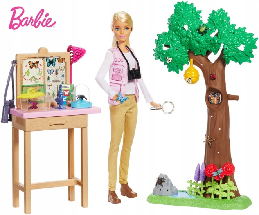Mattel Lalka Barbie badaczka owadów