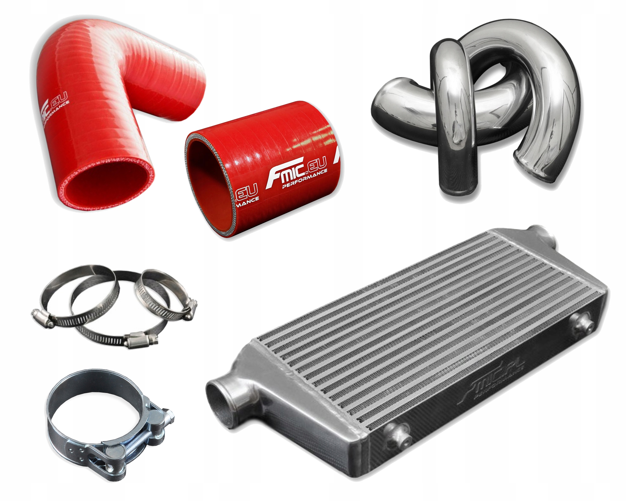 ICKIT-SEAT4-MAP-R - Інтеркулер Seat Leon mk1 1.9 TDI Червоний FMIC