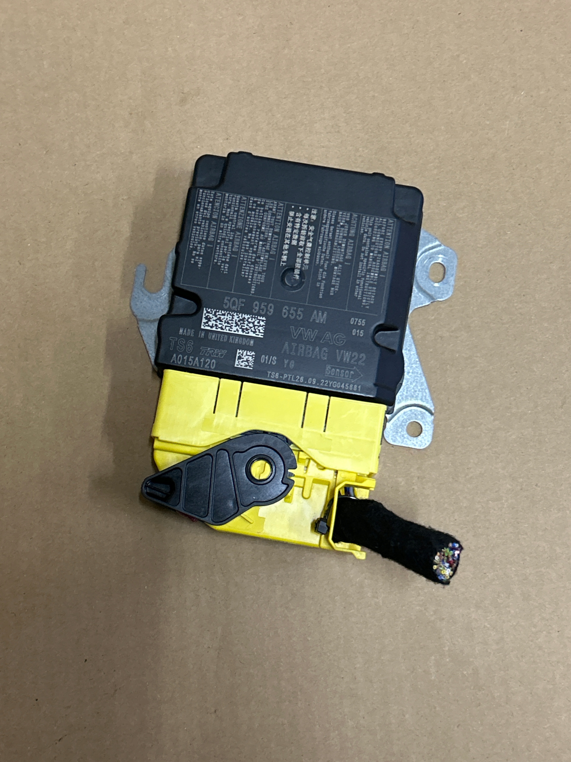 VW SEAT SKODA AUDI SENSOR AIR BAG 5QF959655AM