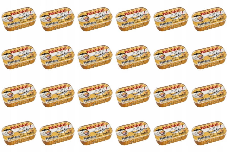 Levně 24 x 125 g Hot Safi Sardinky v chilli oleji