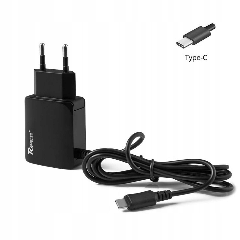 

Ładowarka sieciowa Reverse U20 Usb + kabel Typ C 2