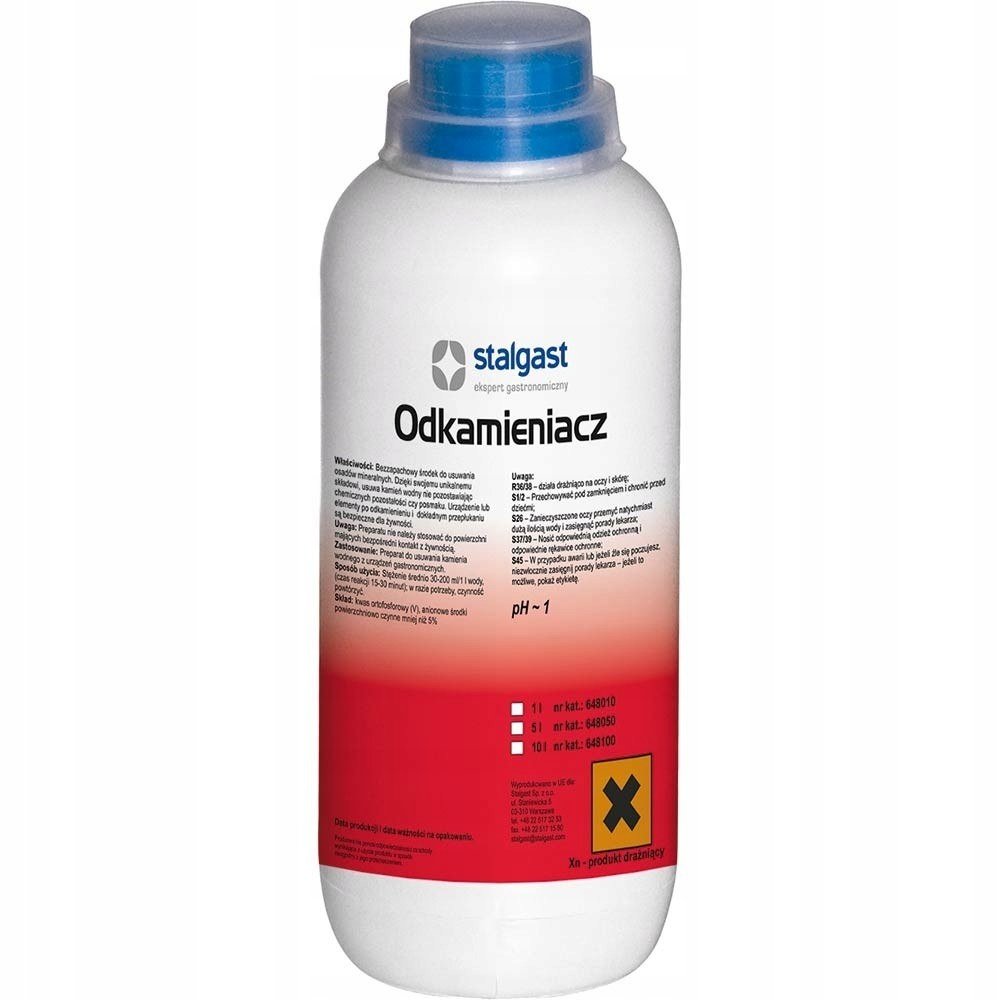 

Profesjonalny odkamieniacz 1L Stalgast 648010