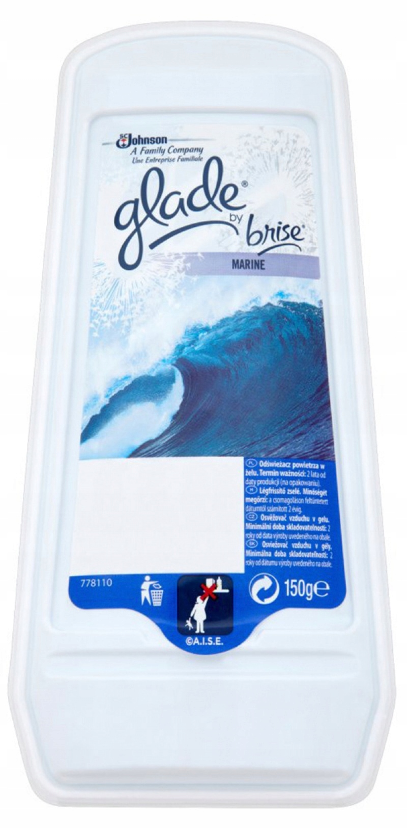 

Odświeżacz powietrza Glade/brise Morski żel 150g