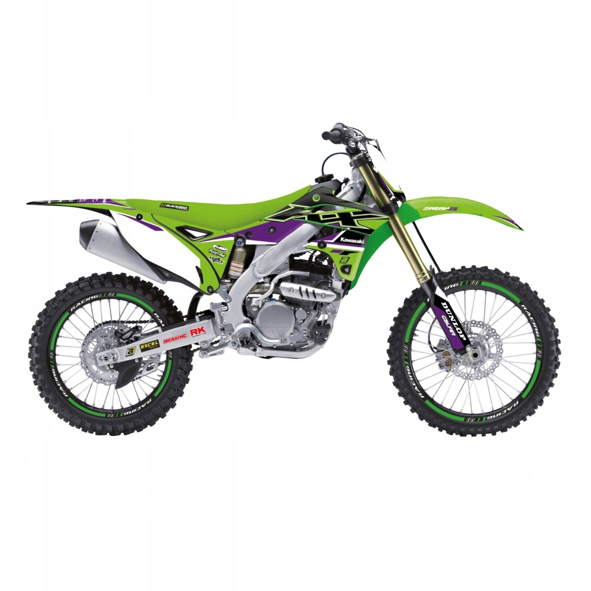 Blackbird Sada Nálepiek (oklein) Kawasaki Kx 250F '13-'16 Dream 4 Farby