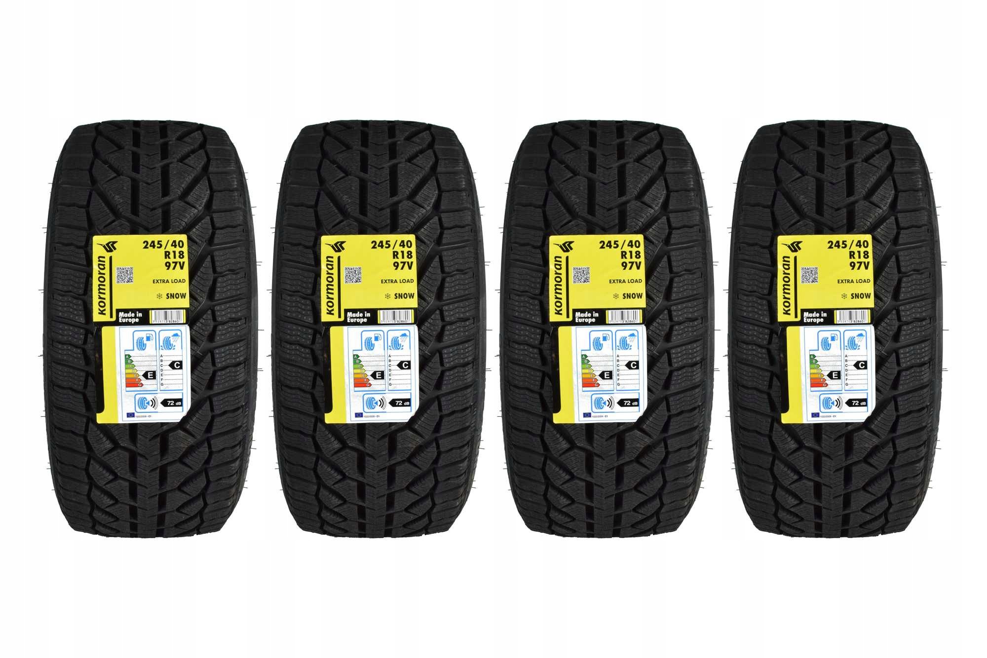 4 opony zimowe 245/40R18 Kormoran Snow 2026