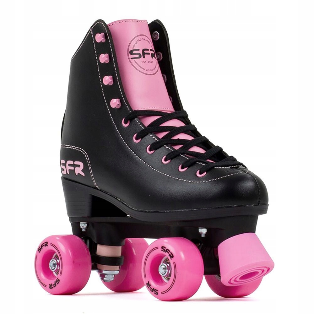 Wrotki Damskie Sfr Figure czarne różowe ABEC5 35,5