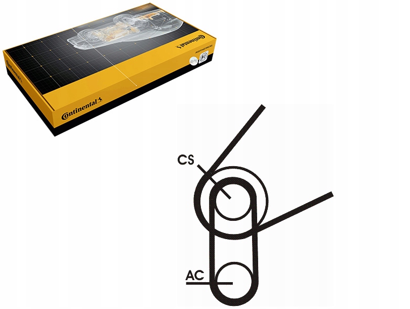 PASEK KLINOWY MAZDA 3 5 1.8 2.0 10.03-09.14 CONTINENTAL CTAM
