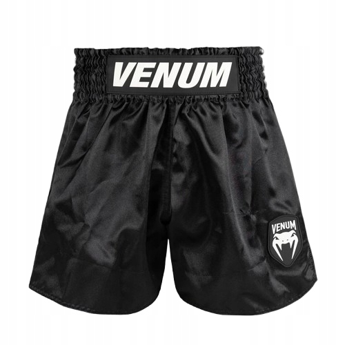 Venum Spodenki Muay Thai Shorts Classic Evo Black/White M