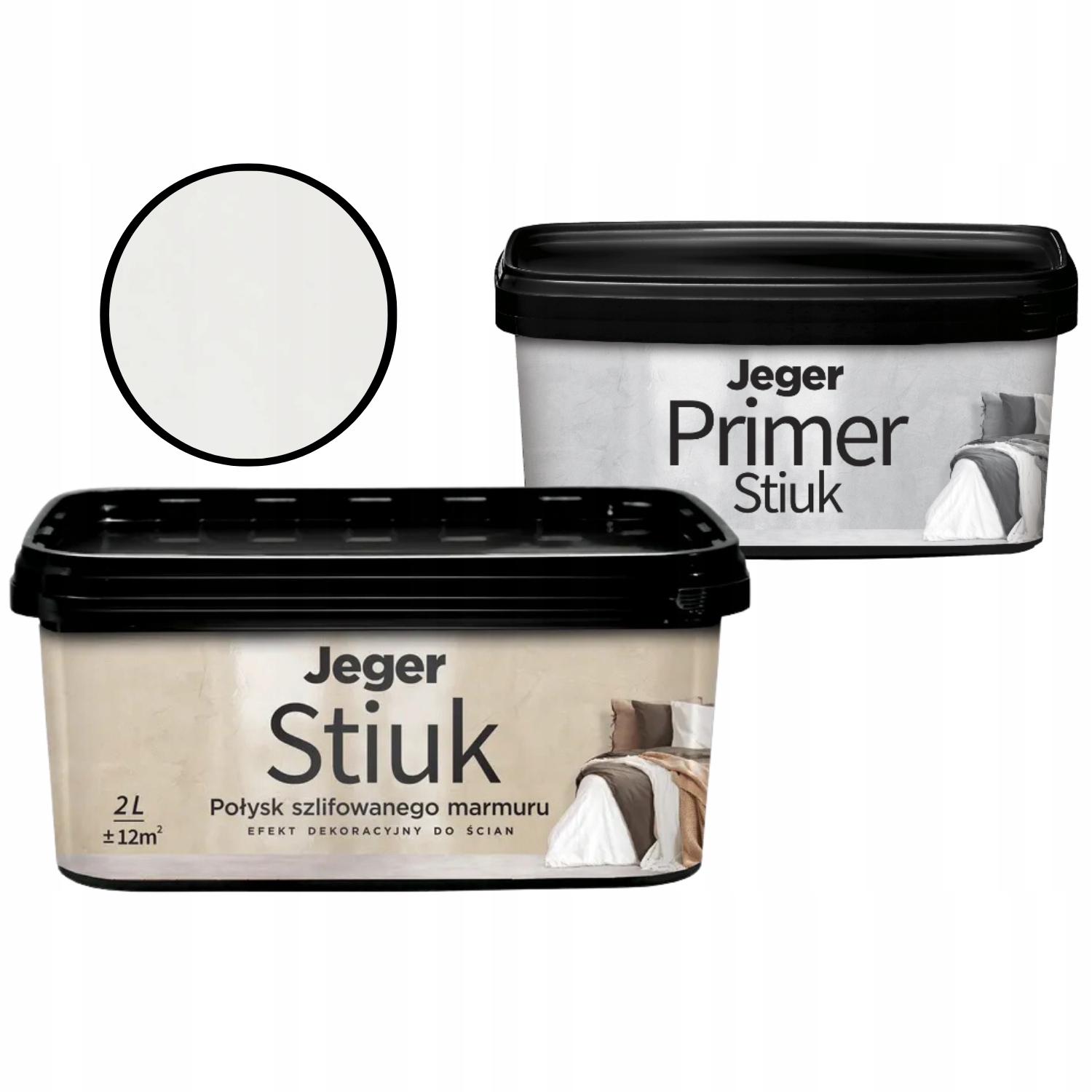 Dekorativní sada Mramorový efekt Stiuk Pure 2L Primer Stiuk 1L