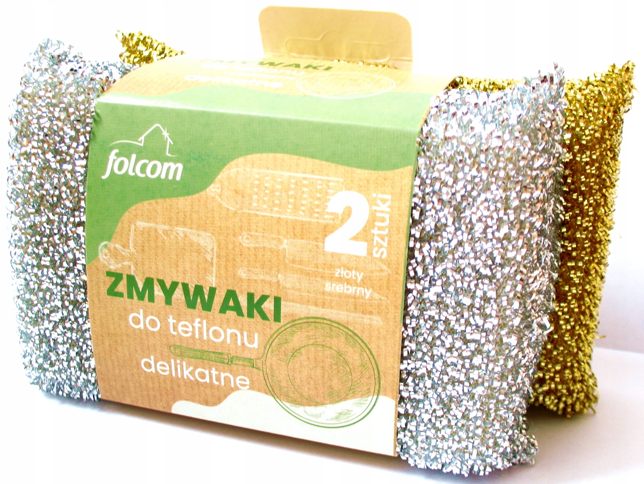 

Zmywak Do Teflonu Folcom 2 Sztuki