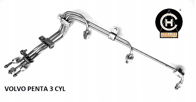 PRZEWODY WTRYSKOWE ROZNE 3 4 CYL VE BOSCH DELPHI