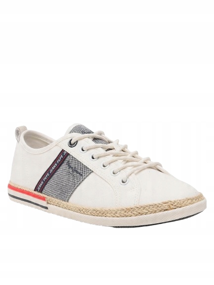 Pepe Jeans Pánské Tenisky Bílé Šněrovací Nízké 44 Awd