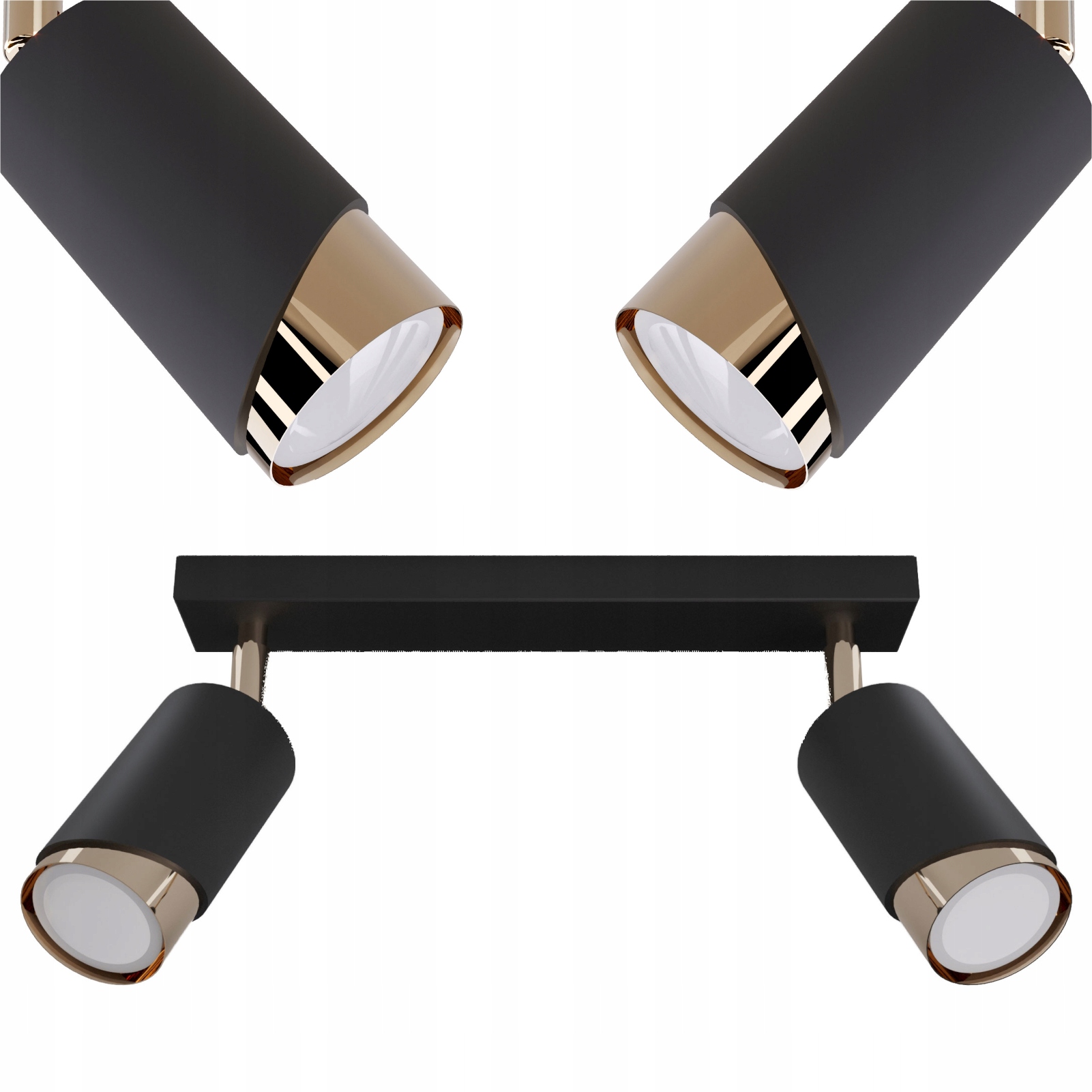 Závěsná kovová stropní lampa Stropní Svítidlo 2xGU10 2x40W Led, skvělá kvalita