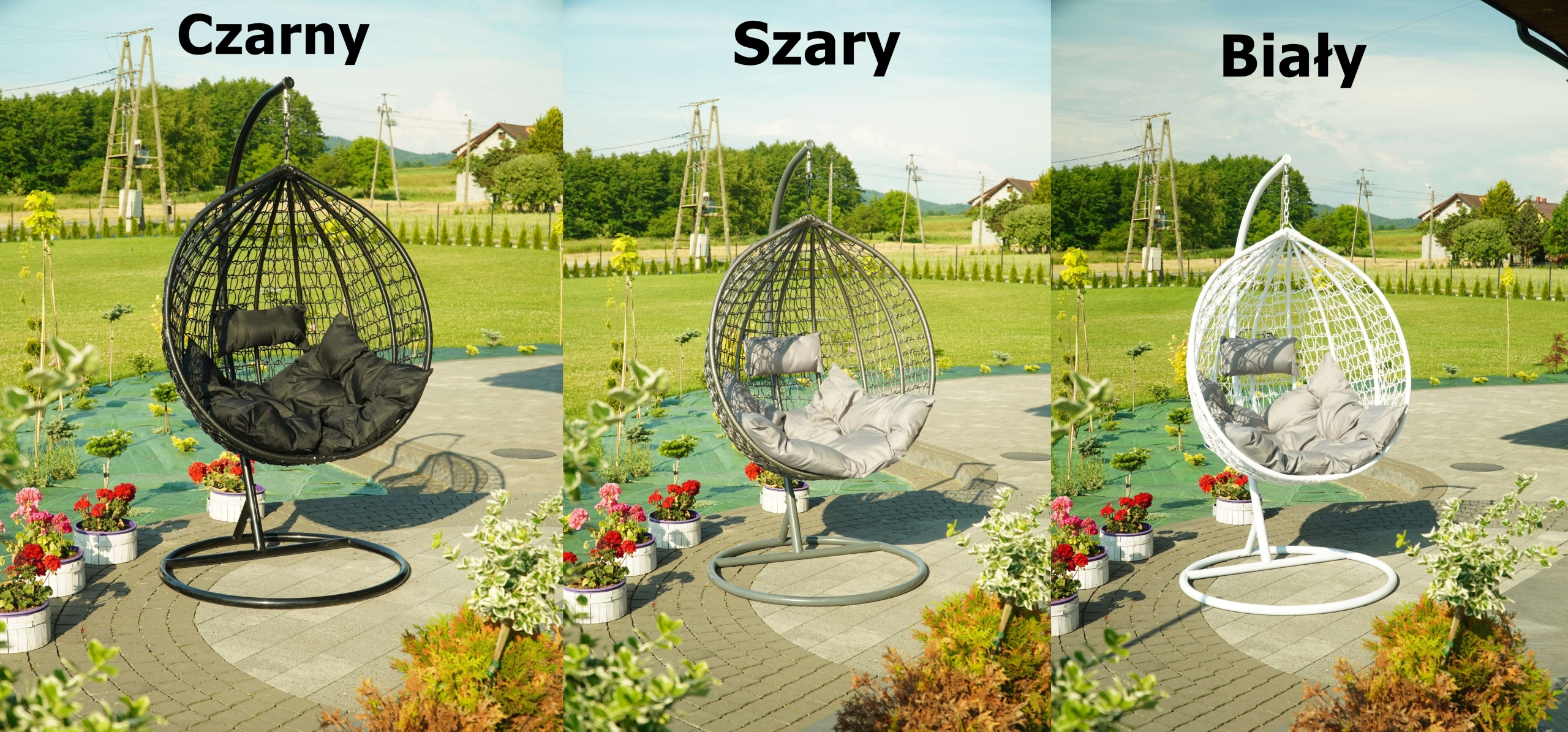 KOSZ KOKON FOTEL WISZĄCY BUJANY OGRODOWY HUŚTAWKA EAN (GTIN) 5900410870857