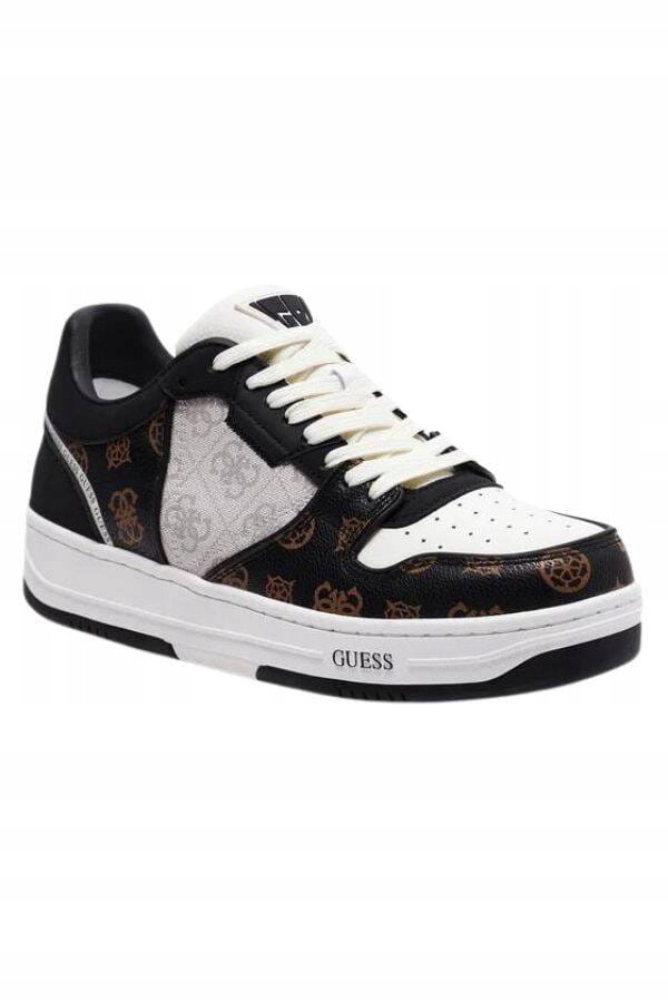 Pánské tenisky Guess Fmjani FAB12 černé, bílé Shoes: 42