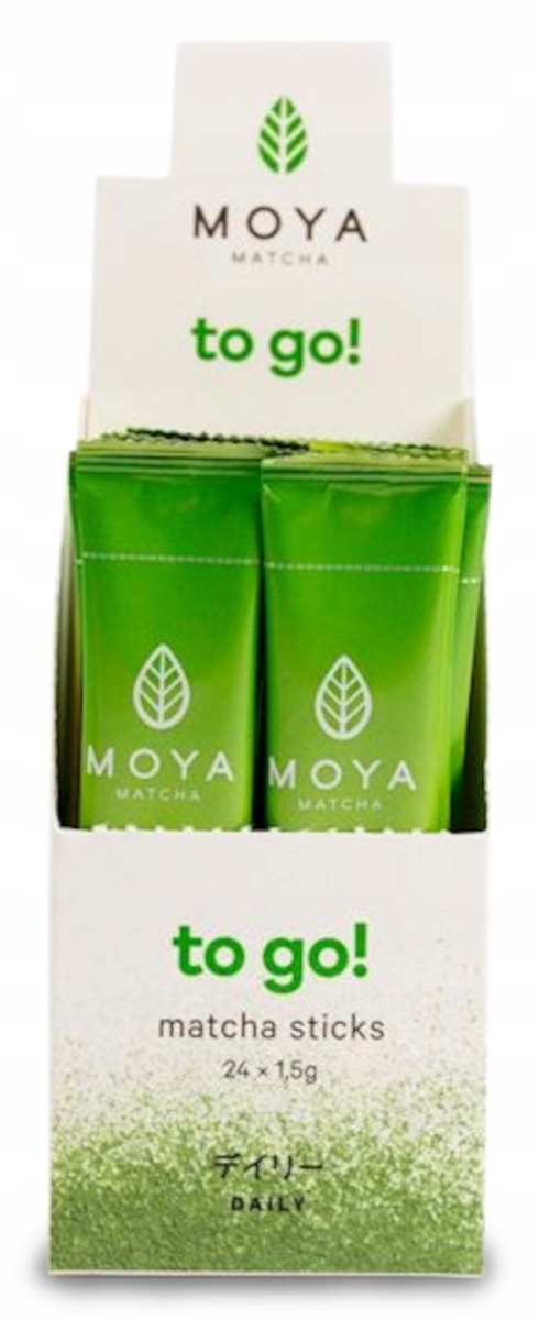 Moya Matcha Herbata Zielona Matcha Japońska Bio saszetki 36g (24x1,5g)