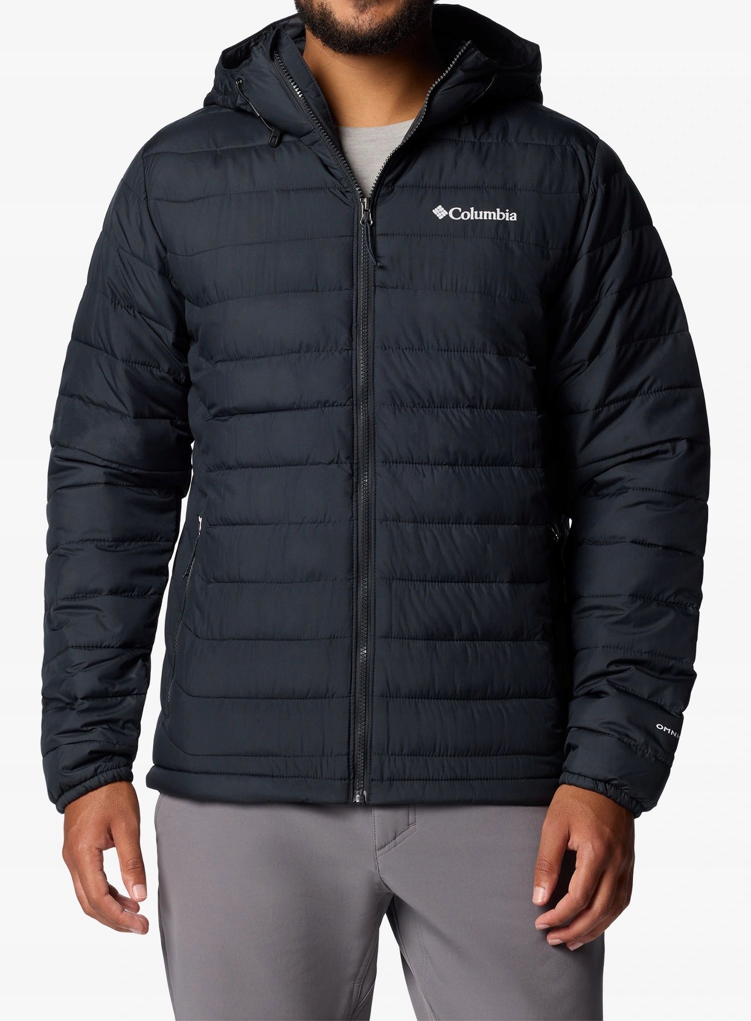 Zateplená bunda Columbia Powder Lite II Hooded Jacket černá S