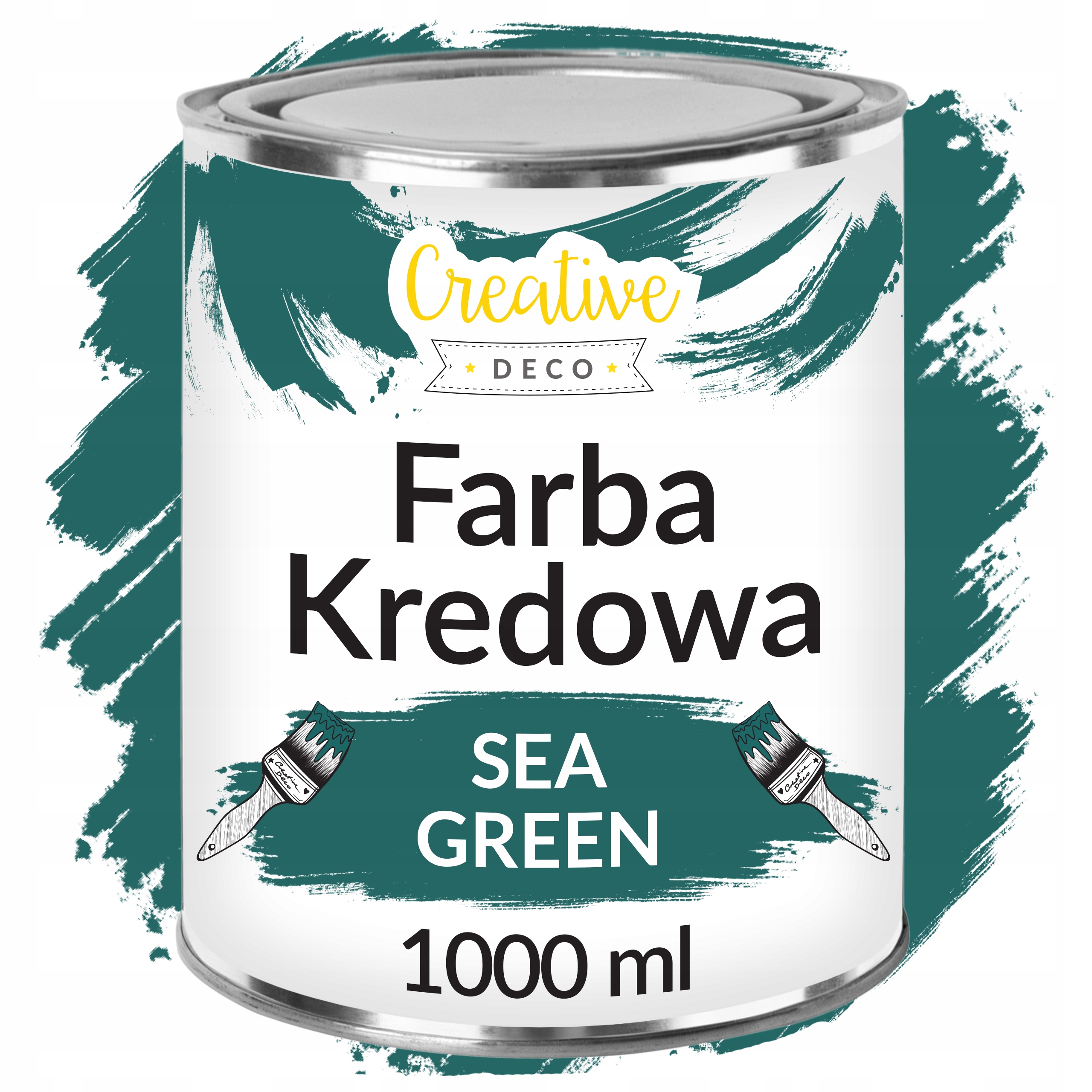 Barva křídová mořská zelená pro renovaci dekorace nábytku dřeva 1000 ml