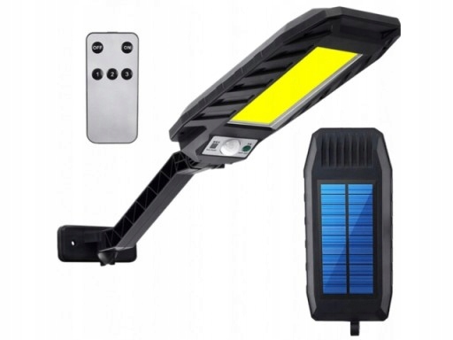 

Lampa Solarna Uliczna Latarnia 180LED Cob + Uchwyt