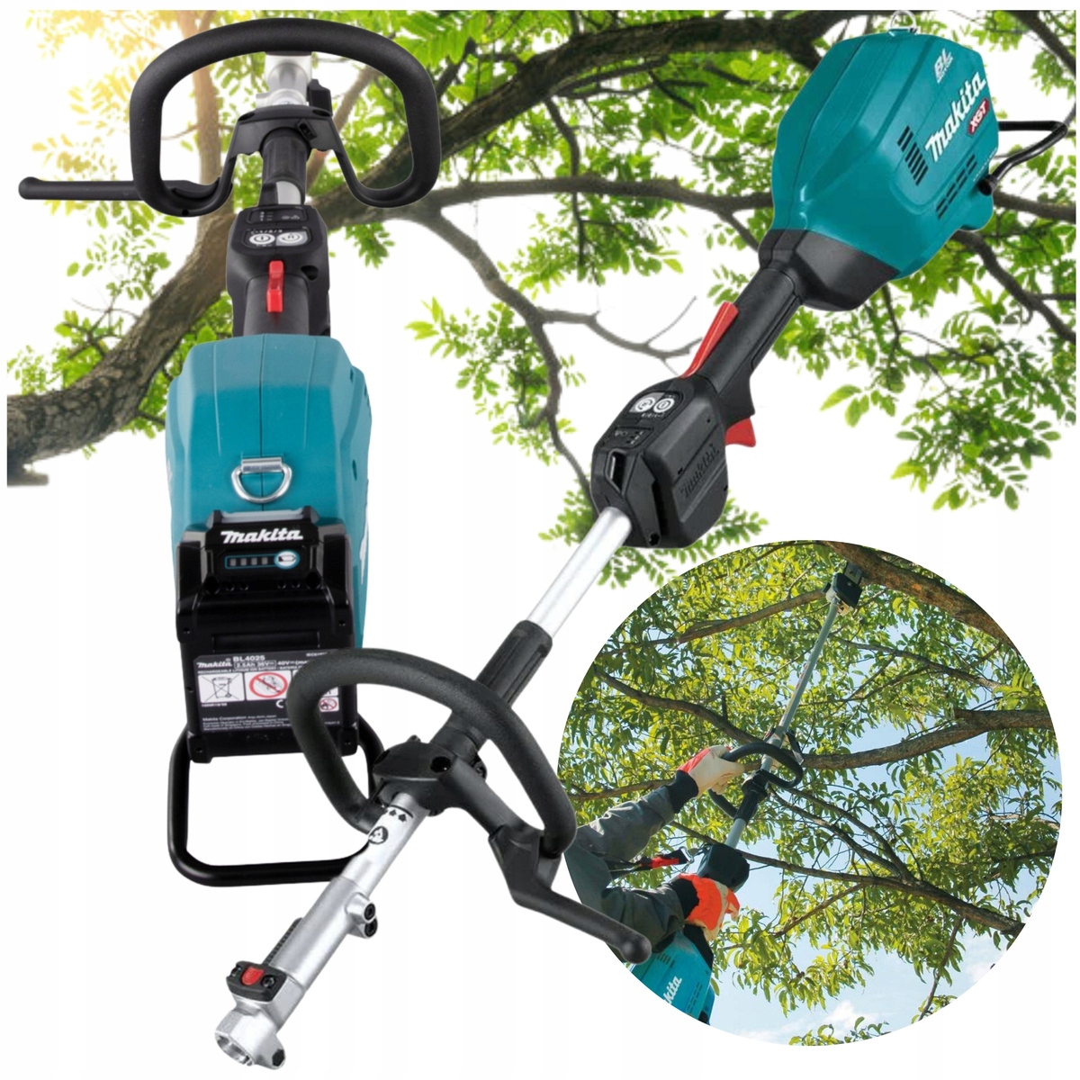 Akumulatorowe Wielofunkcyjne Urządzenie Ogrodowe 40V Xgt Makita UX01GZ