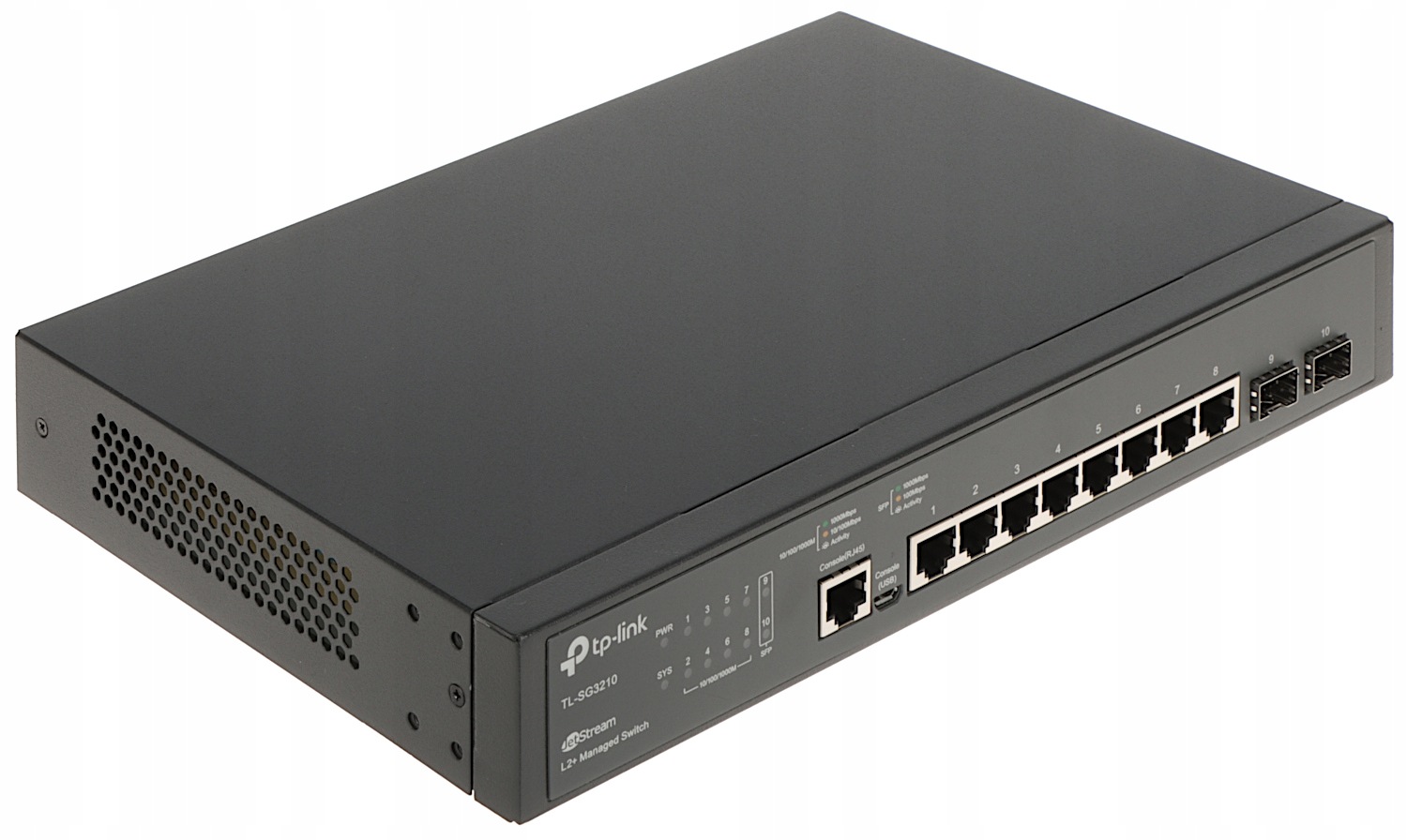 Switch TP-Link TL-SG3210 8x Gigabit 2x spravovatelný Sfp L2+