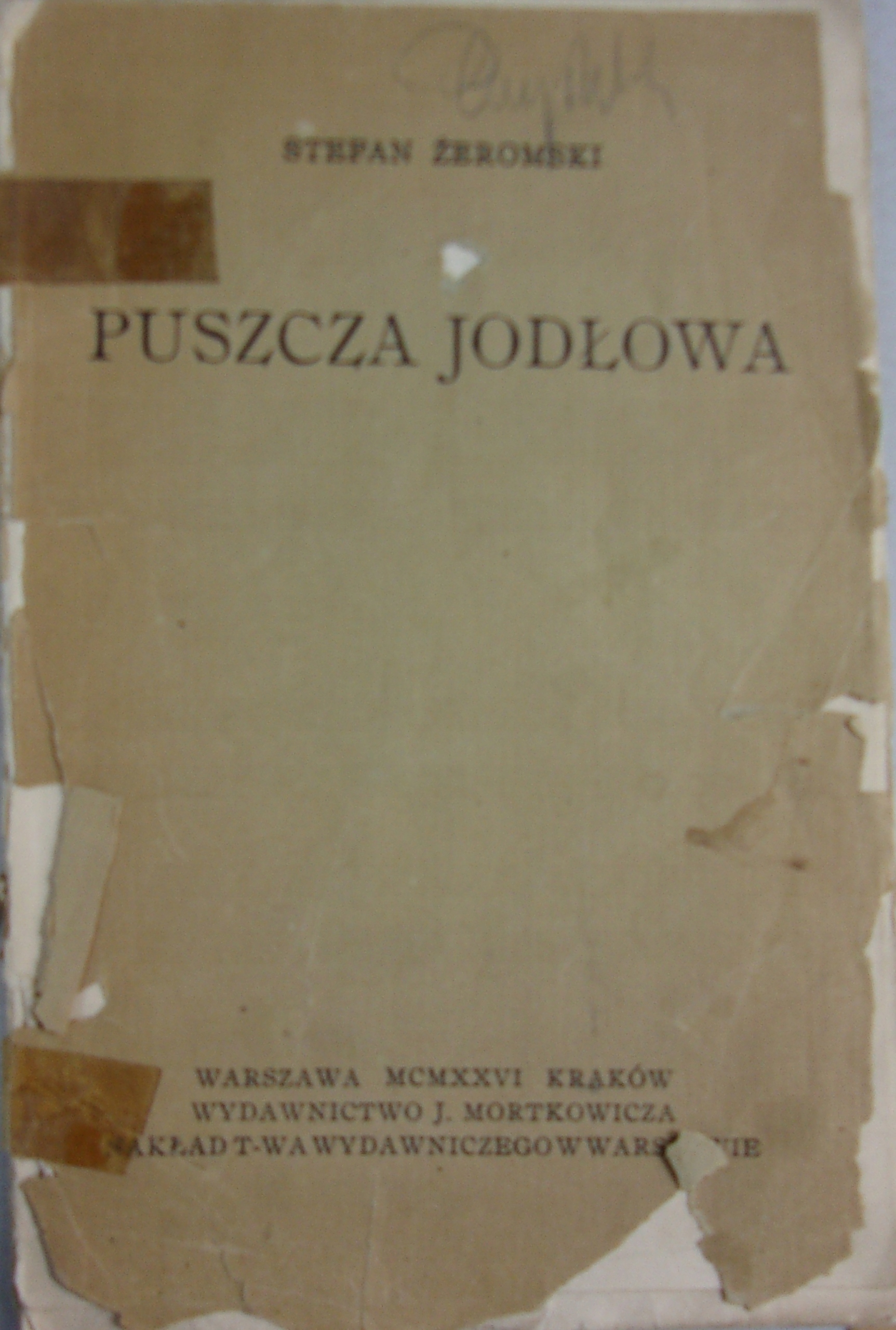 Puszcza jodłowa 1926 r.