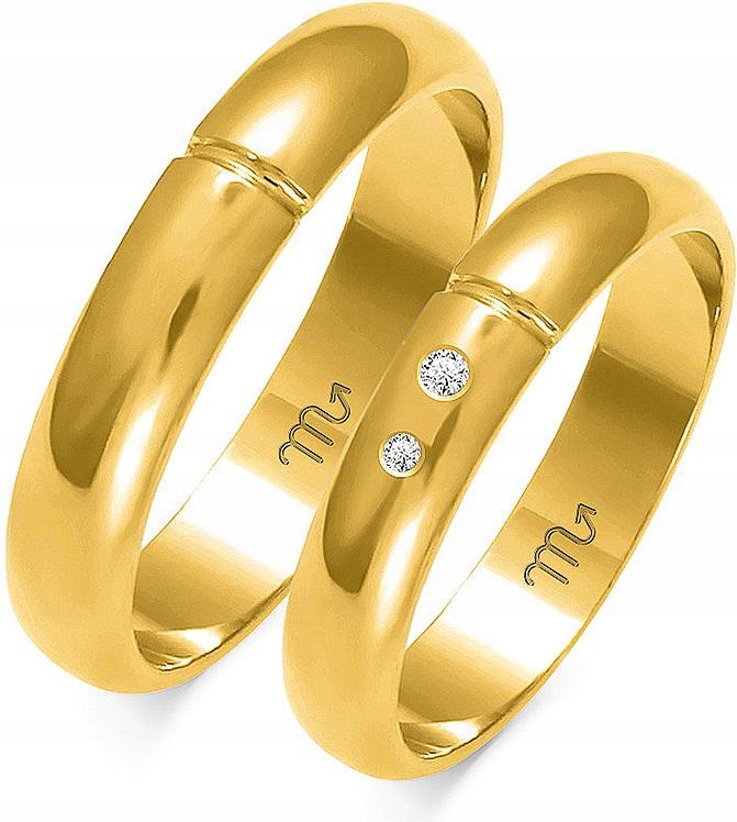 Zlatý snubní prsten gravírovaný 585 r 29 30 31 dámský pánský klasický