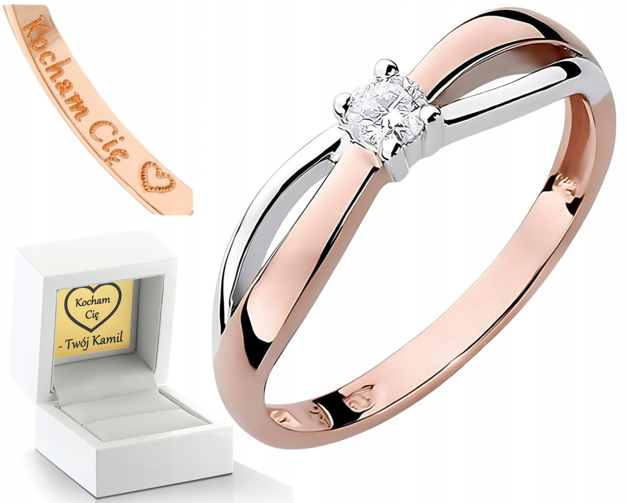 Zásnubní Šperky Prstýnek Briliant Lab Zlato 585 Kruszec 585