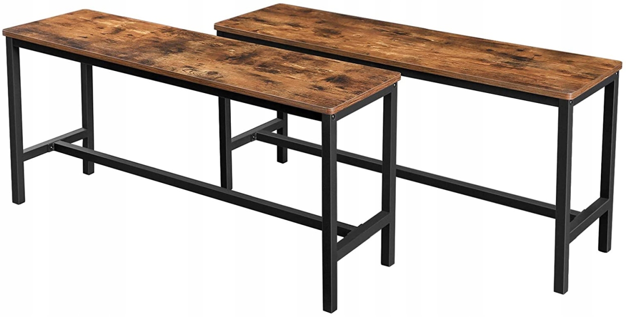 Sada dvoch kuchynských lavičiek do jedálenského stola Loft