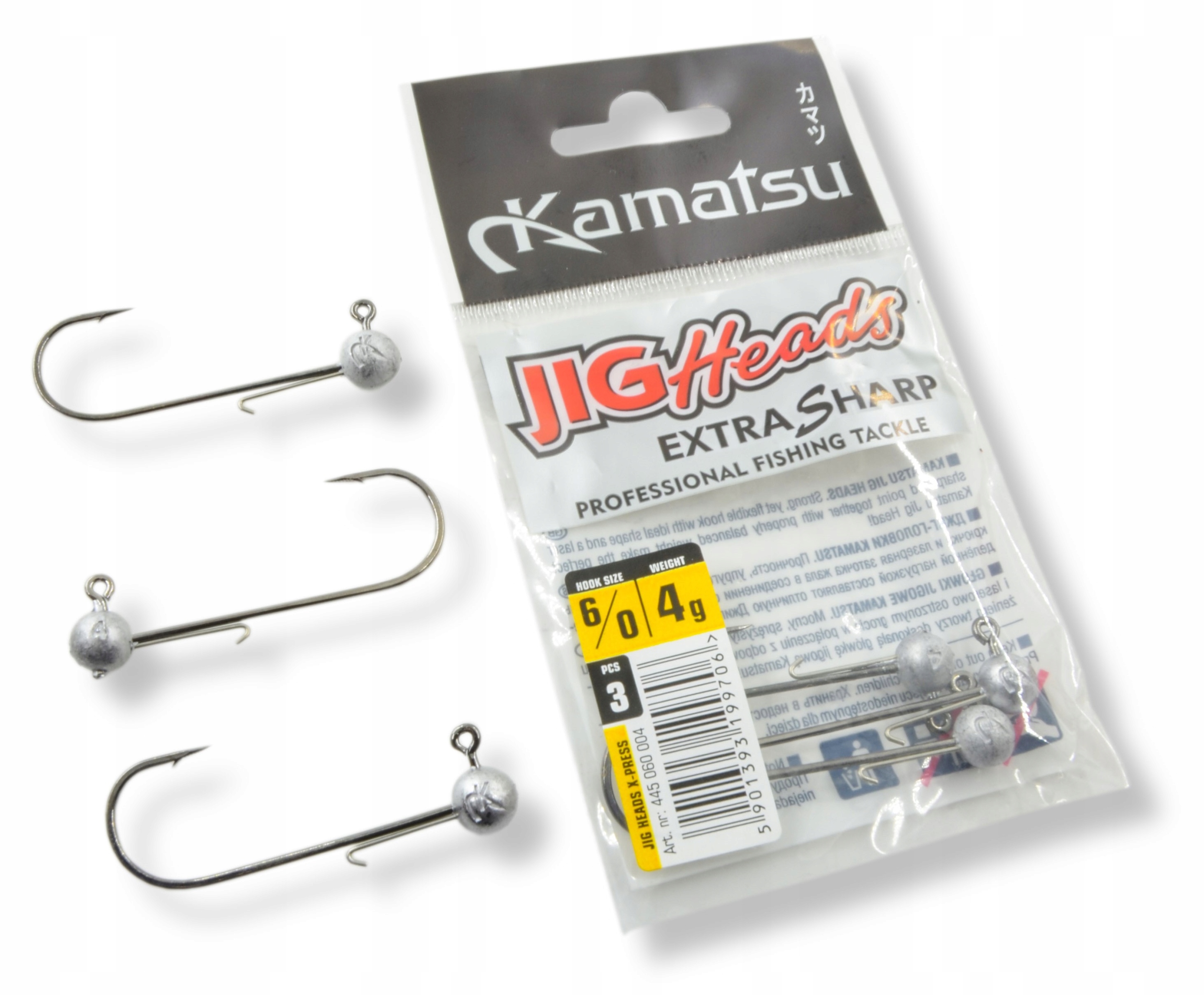 

Główka jigowa Kamatsu X-Press [6/0 - 4g] - 3sztuki