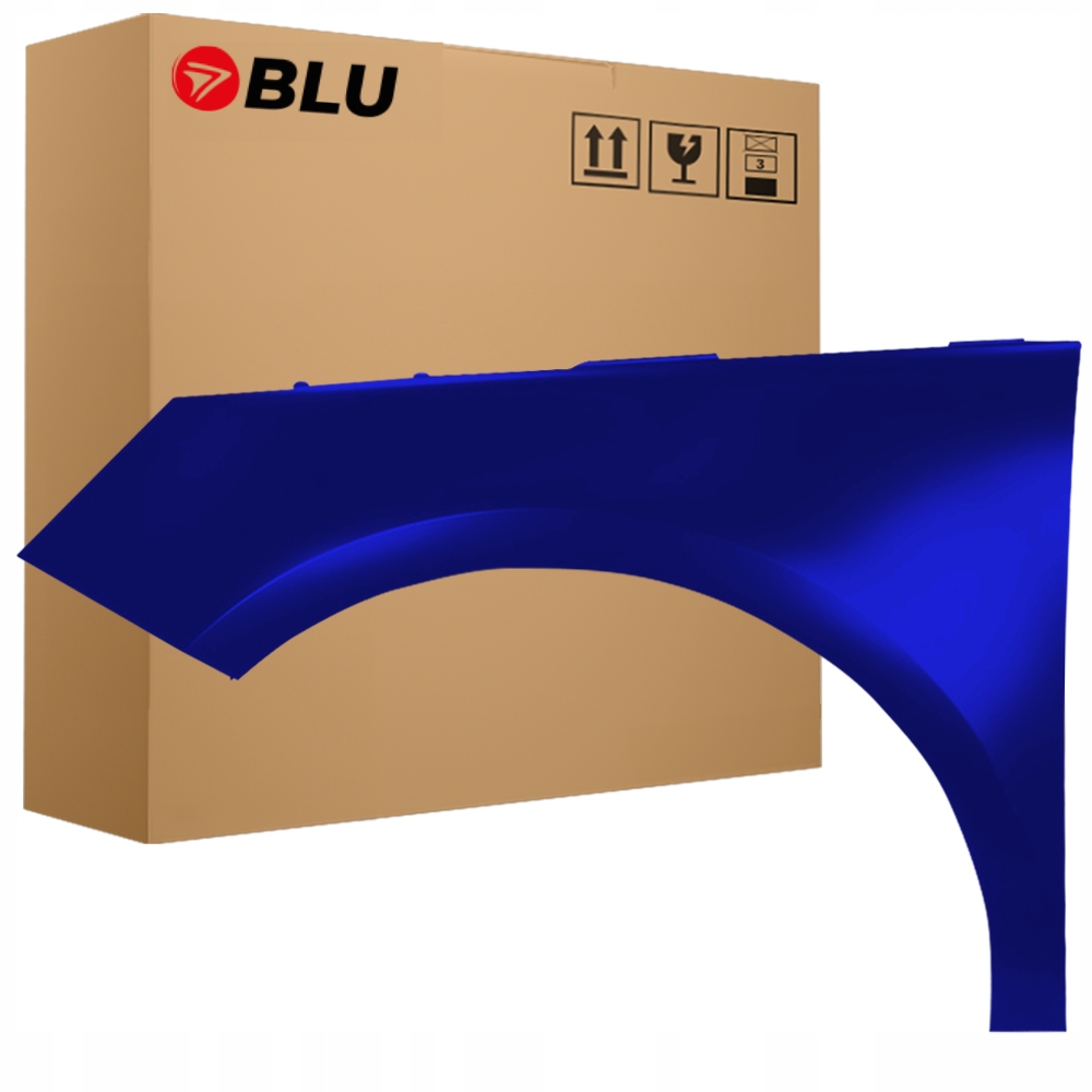 Blu Blatník Audi A1 8X LX5Q levý modrý 10-18 přední