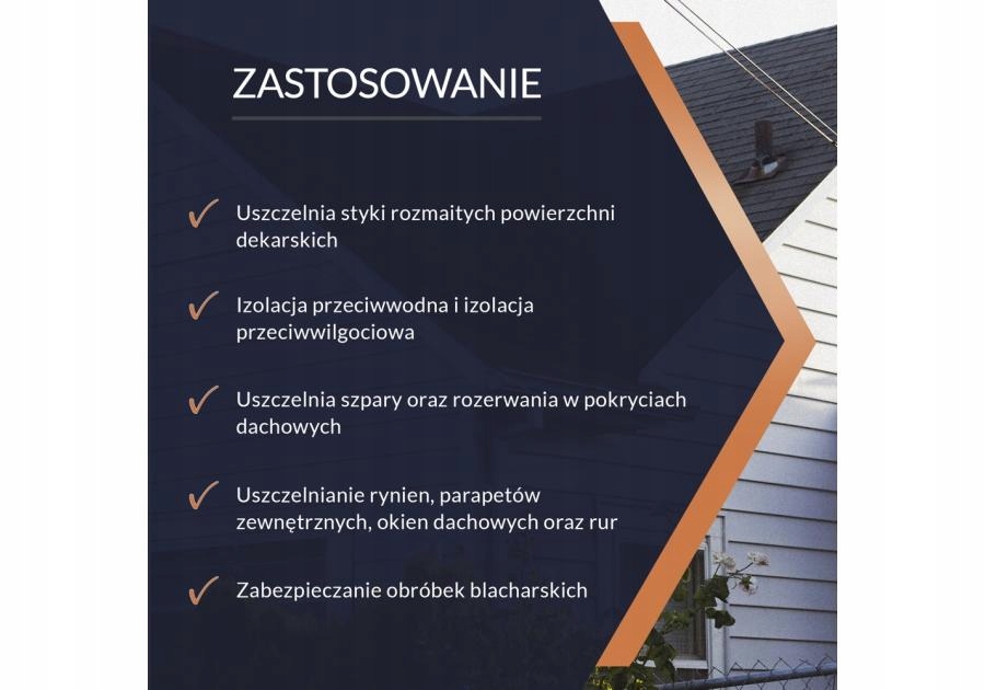 TYTAN TAŚMA DEKARSKA BITUMICZNA USZCZELNIAJĄCA 150MM X 10MB TERAKOTA Typ akcesoriów taśma