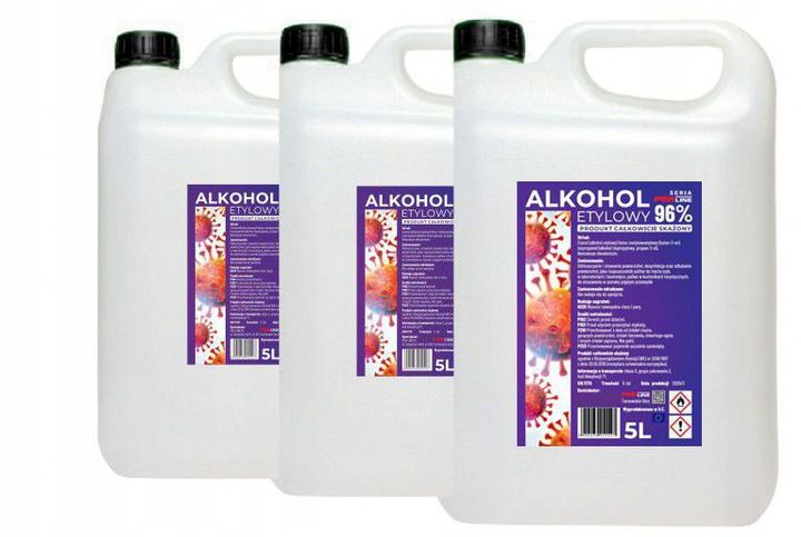 

Alkohol Etylowy Etanol Spirytus Dezynfekcja 96%15L