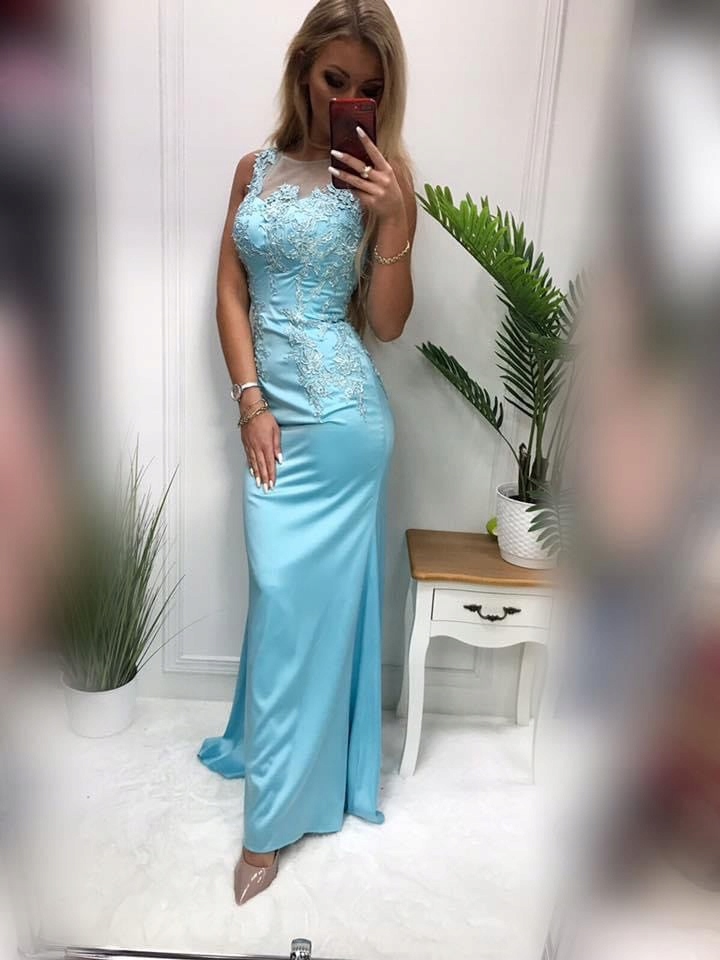 Šaty Modrá Model „nina“ Pretty Women vel 42