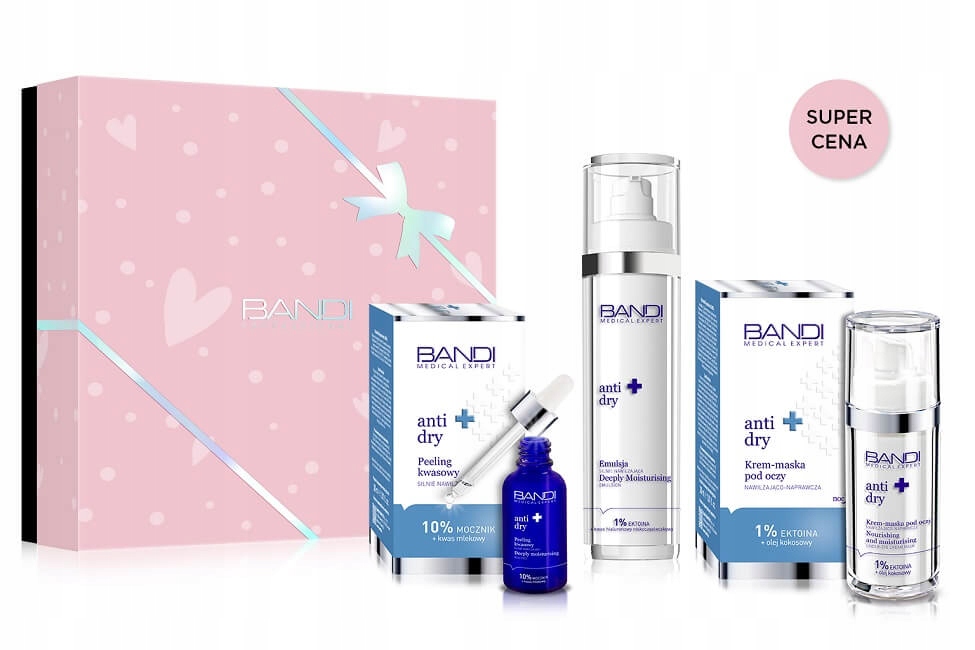 Bandi Zestaw Anti Dry skóra sucha Odwodniona Nawilża Regeneruje