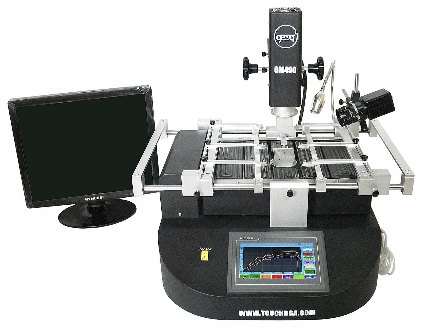 

Stacja Lutownicza Bga GM490 5,45kW Kamera Monitor