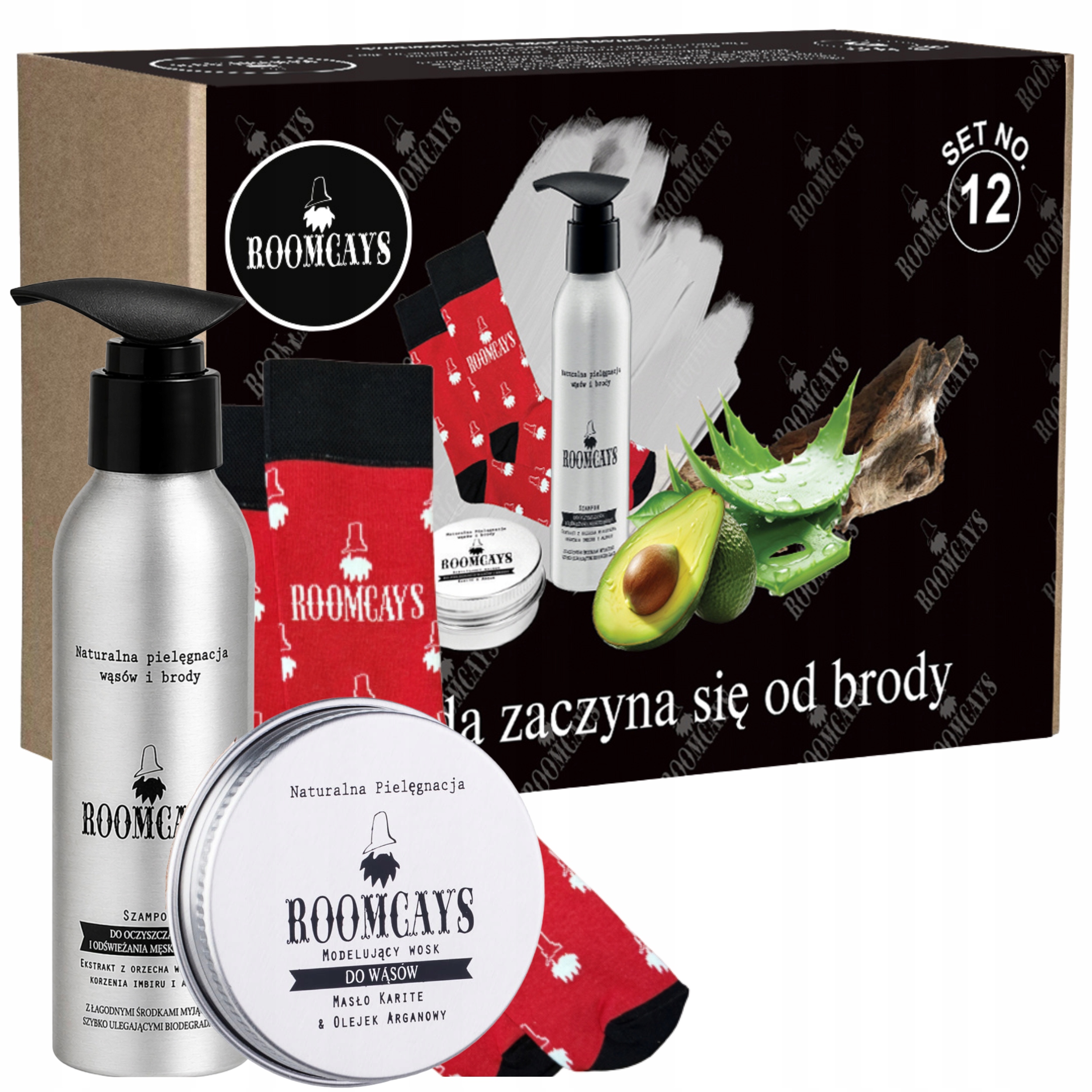 Dárek Ke Dni Otců – Kosmetika Pro Úpravu Vousů A Kníru Roomcays Box