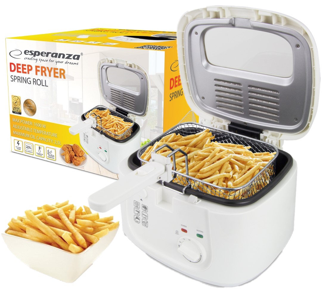 

Duża Frytkownica Frytownica Esperanza 2.5L 1800W