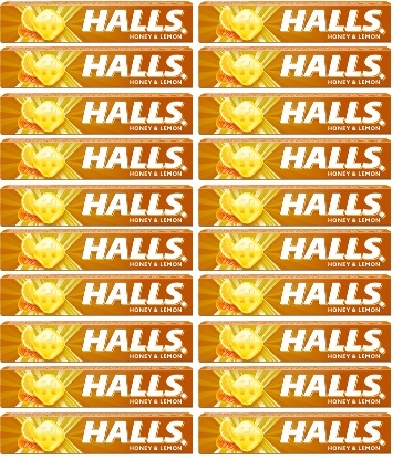 Levně 20x 33,5g Halls Med a citron Karton