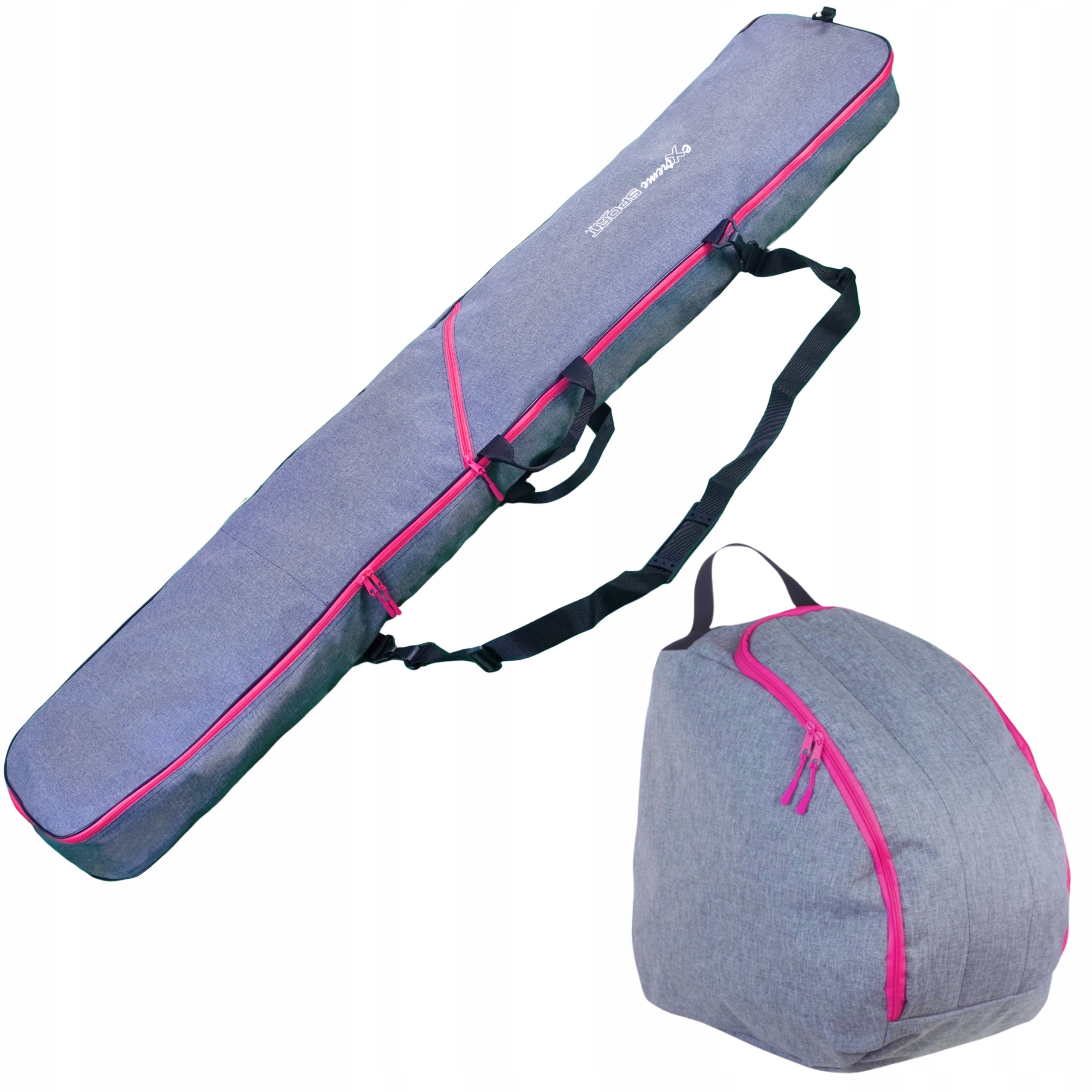 Obal na snowboard 170 cm Taška na boty a helmu Polský