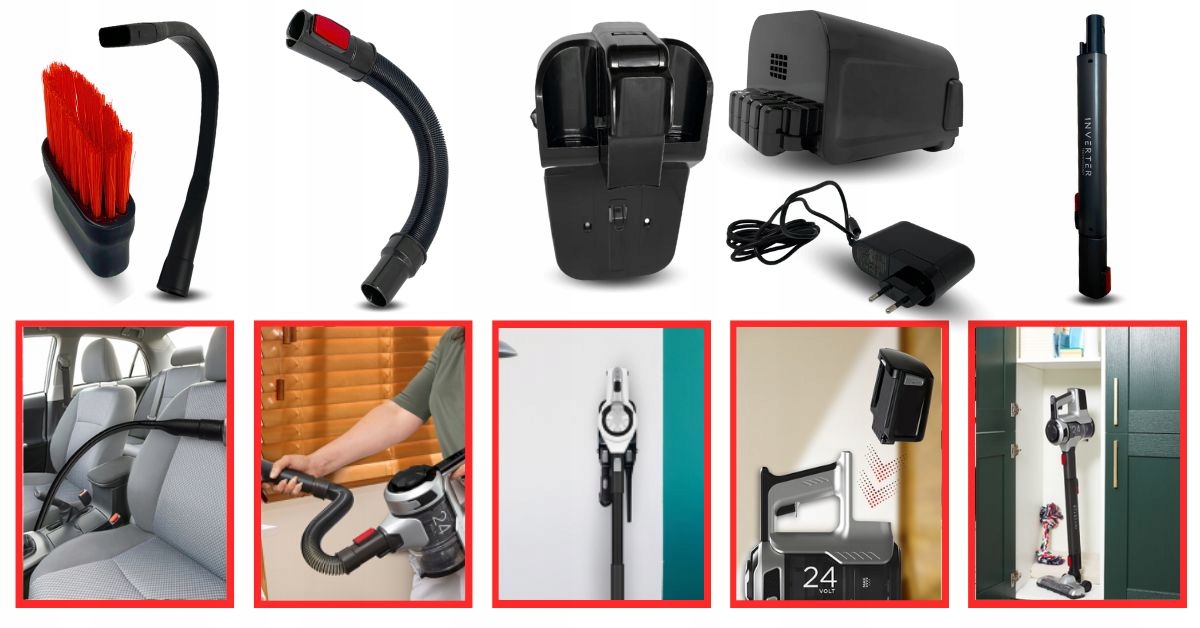 Odkurzacz bezprzewodowy SHARP SAVP3501BS 4w1 AKUMULATOR BEZPRZEWODOWY HEPA Czas ładowania 210 min